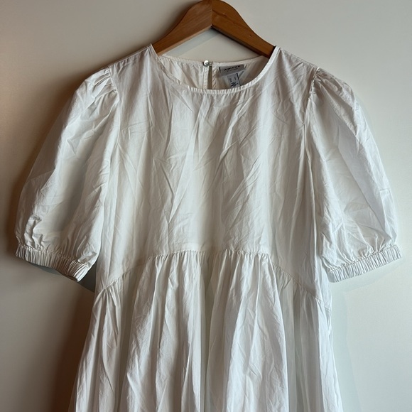 Aware by Vero Moda Puff Sleeve Dress White - Picture 4 of 11